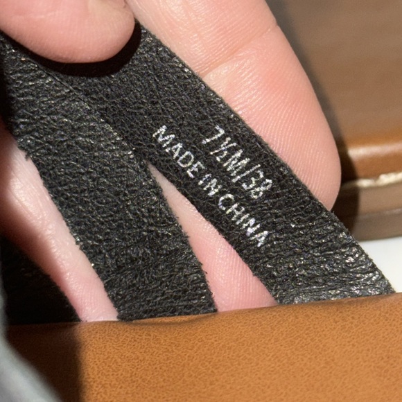 Crown Vintage Aravedi Ring Toe Leather Sandal Women’s size 7.5 - Picture 8 of 8